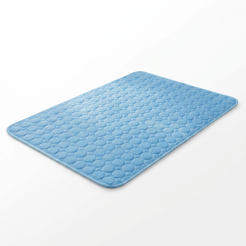 Quilted Pet Cooling Mat angled view