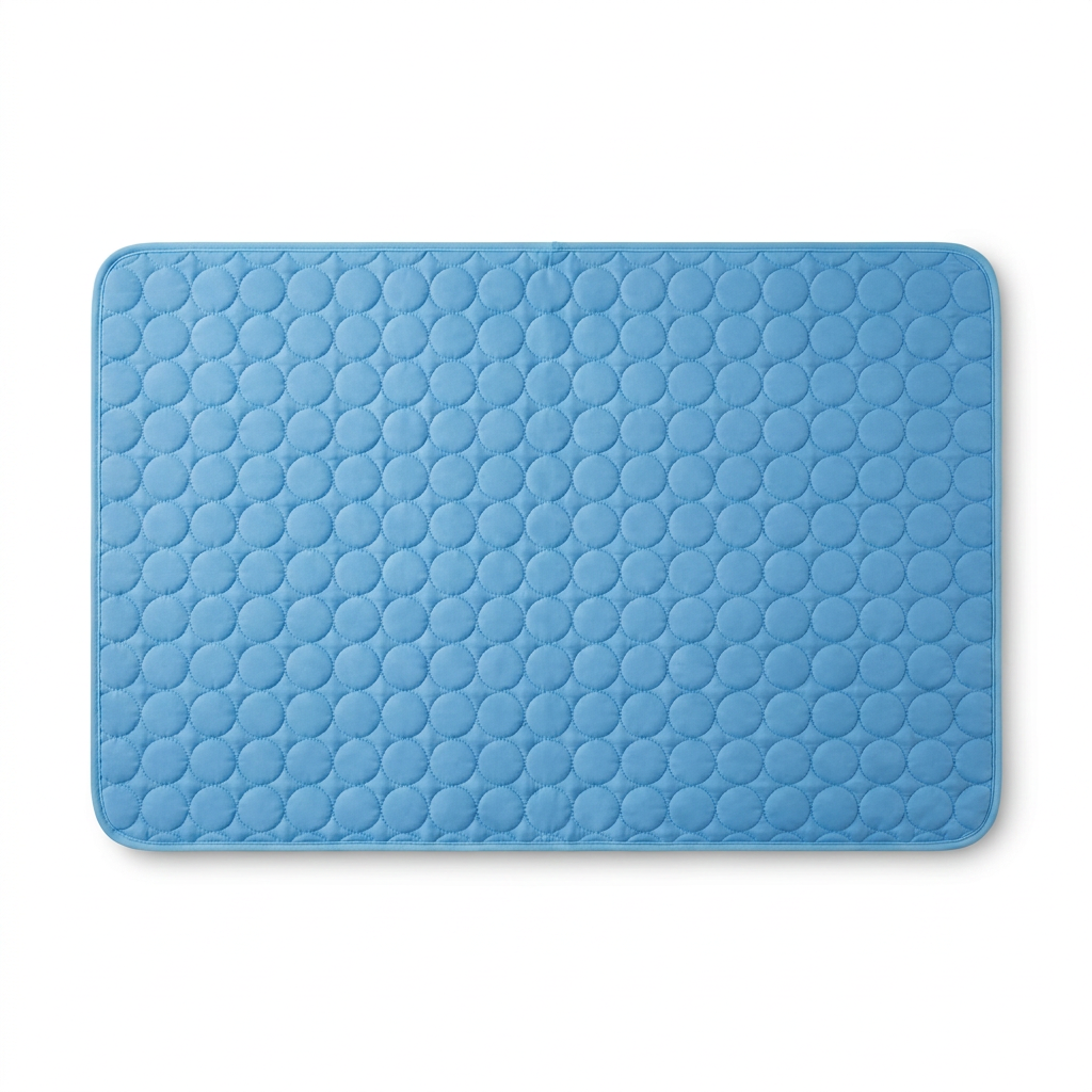Quilted Pet Cooling Mat top-down view