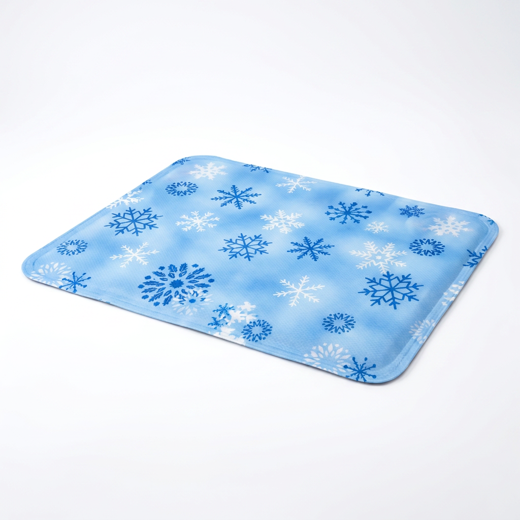 Water Filled Pet Cooling Mat angled view