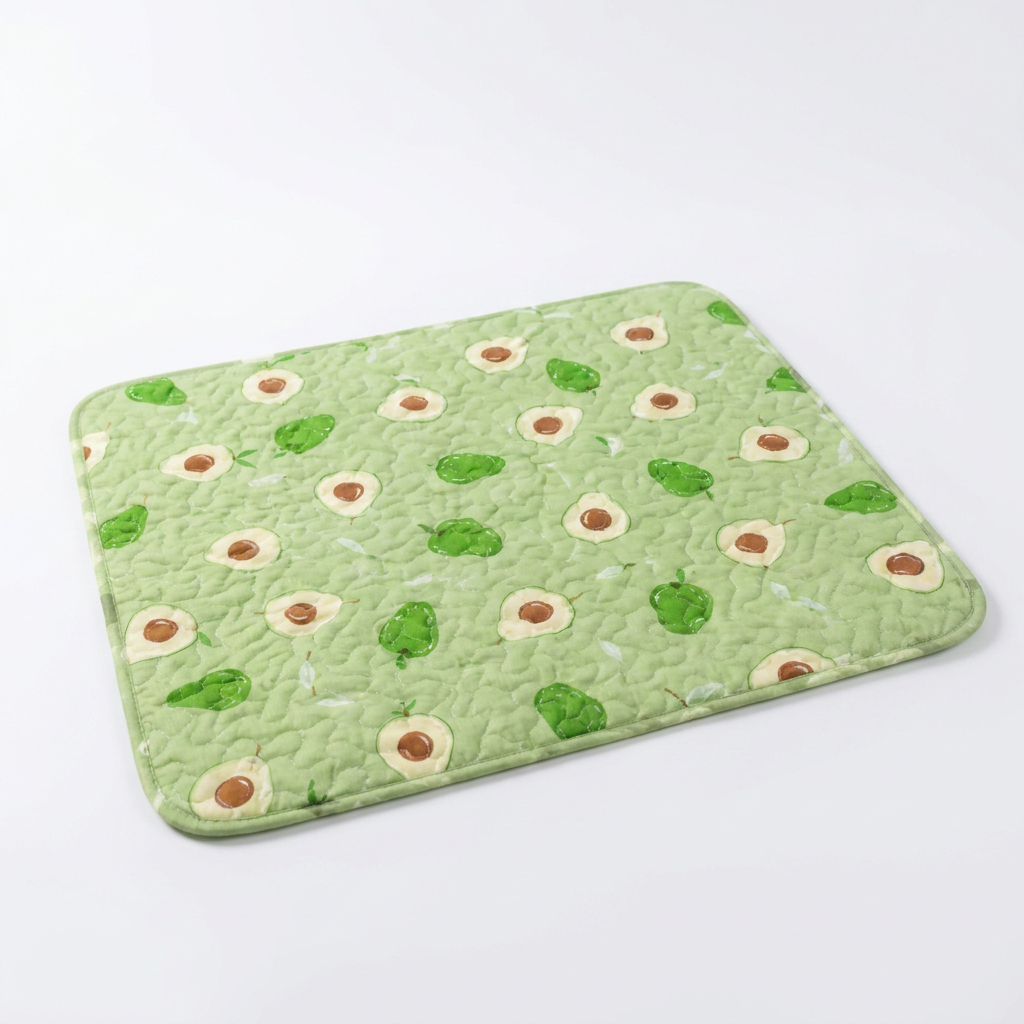 Breathable Cooling Pet Sleep Mat with dog