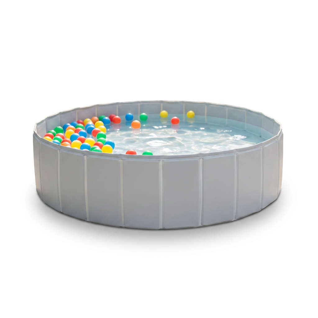 Foldable Dog Paddling Pool angled view