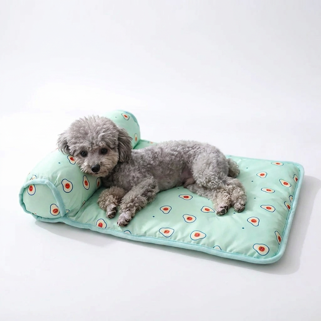 Printed Cooling Mat with dog