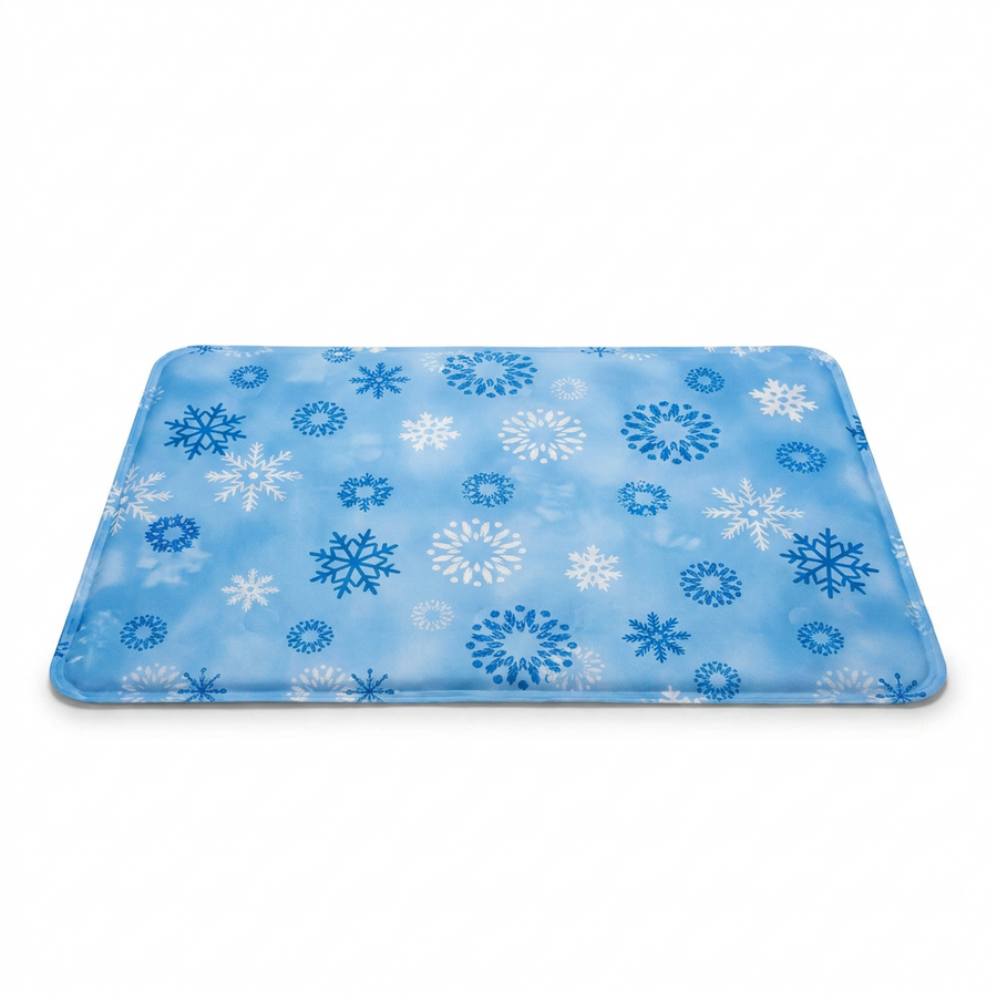 Water Activated Cooling Mat with dog