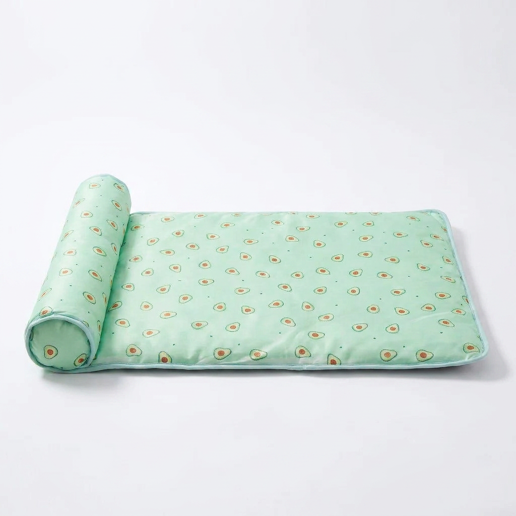 Printed Rectangular Cooling Mat front view