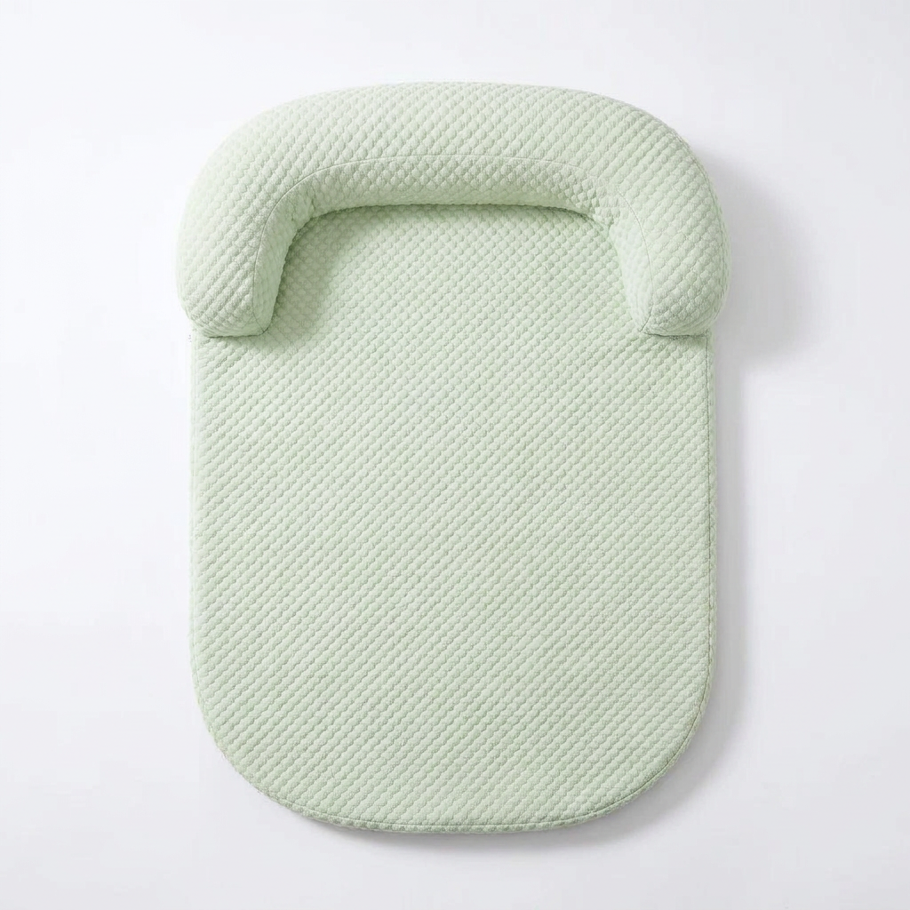 Woven Cooling Pet Bed top-down view