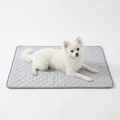 Quilted Dog Cooling Mat with dog