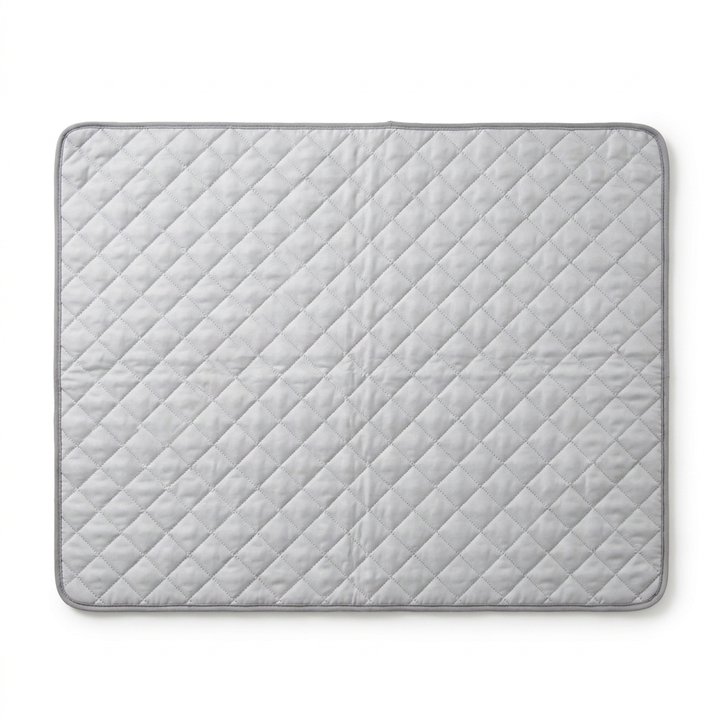 Quilted Dog Cooling Mat top-down view