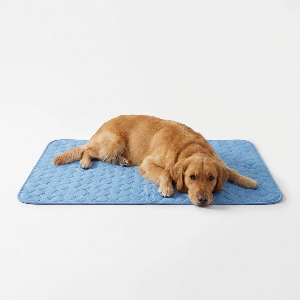 Ventilated Multi Layer Cooling Mat with dog
