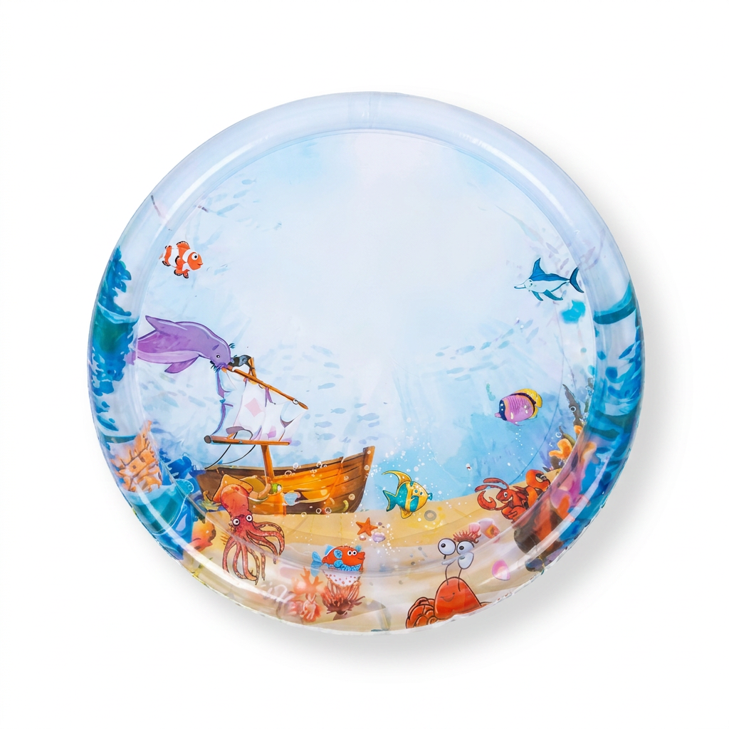 Water Filled Round Cooling Mat top-down view