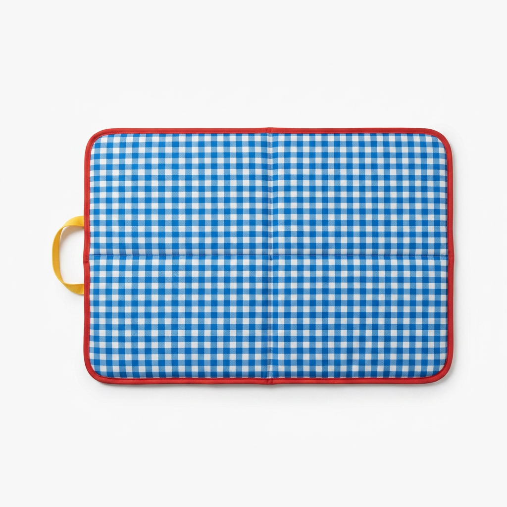 Plaid Cooling Mat front view