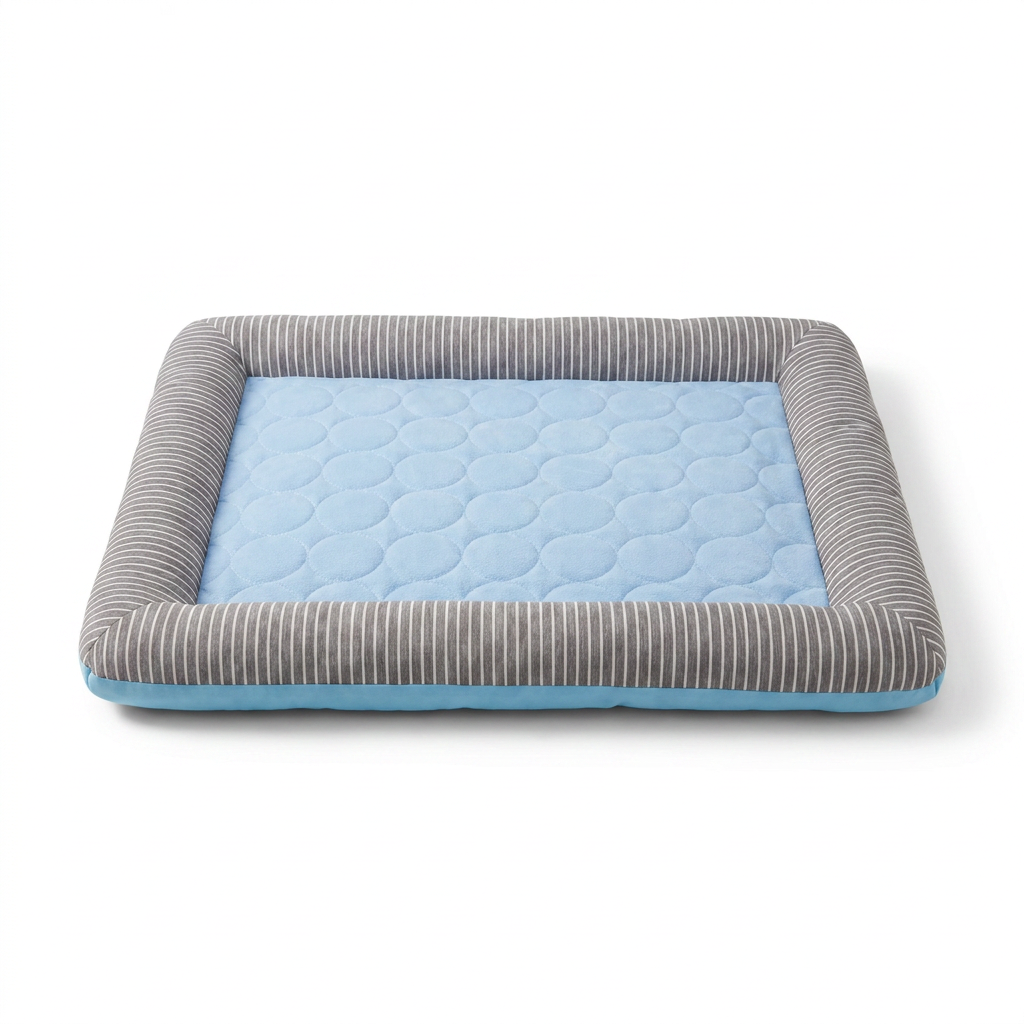 Summer Cooling Mat with Padded Border front view