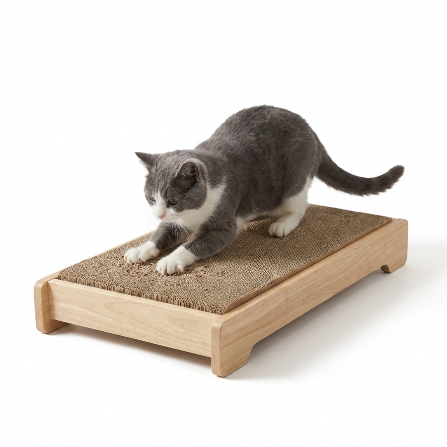 Replacement Corrugated Cat Scratching Board with cat