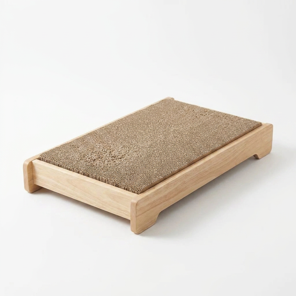 Replacement Corrugated Cat Scratching Board angled view