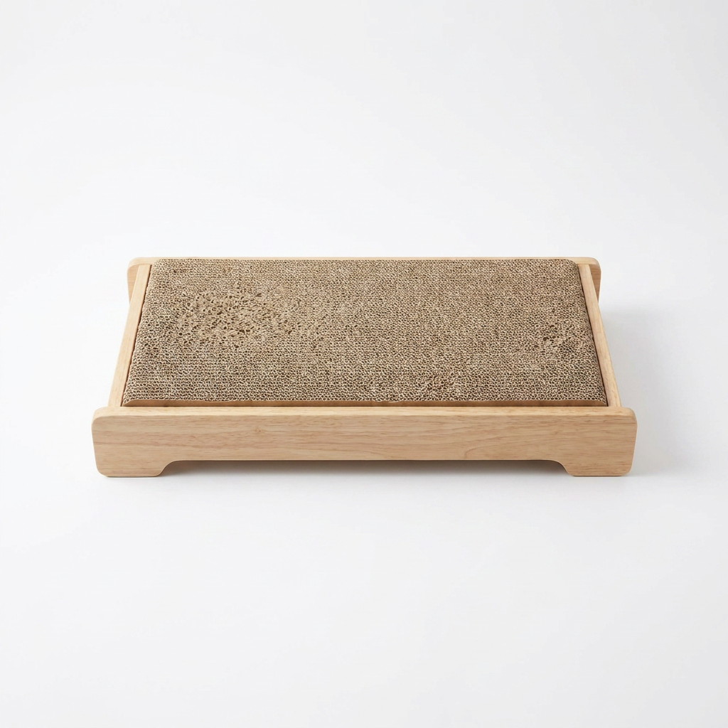 Replacement Corrugated Cat Scratching Board top-down view