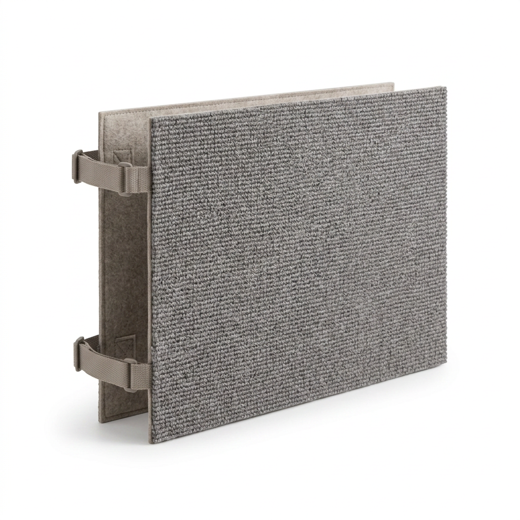 Large Vertical Wall Mounted Cat Scratching Board angled view