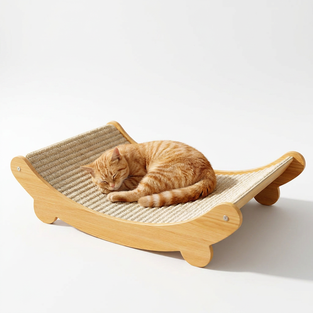 Reusable Sisal Cat Scratching Pad with cat