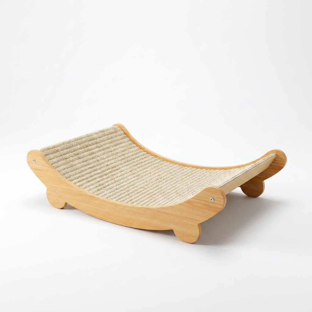 Reusable Sisal Cat Scratching Pad angled view
