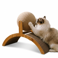 2-in-1 Scratching Post with cat
