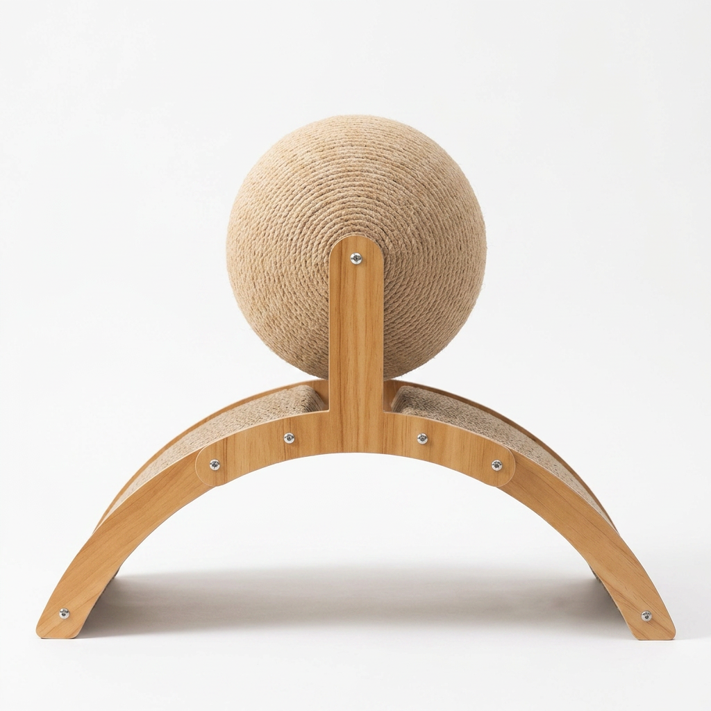 2-in-1 Scratching Post front view