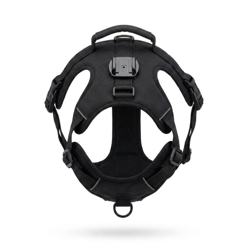 Adjustable Pet Camera Harness front view
