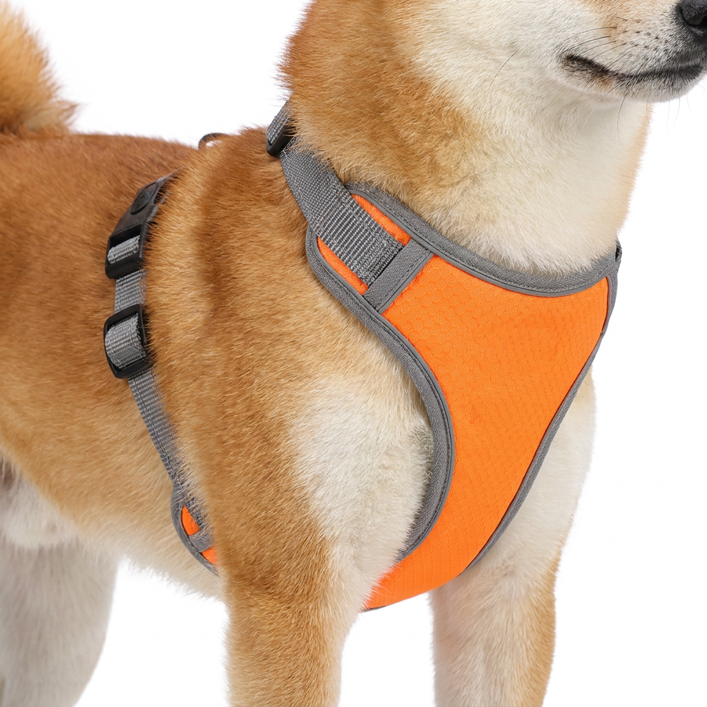 Reflective No Pull Dog Vest Harness worn by dog