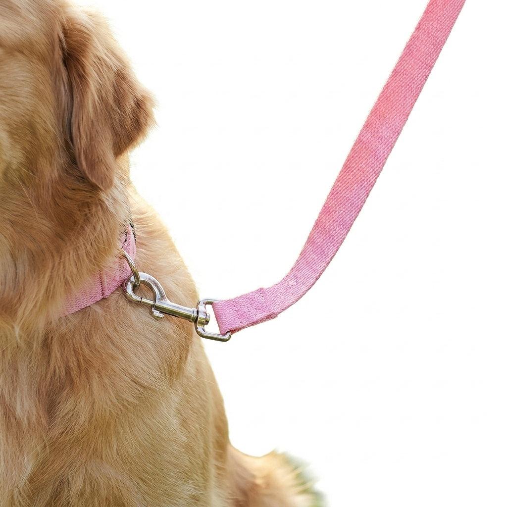 Long Line Dog Training Lead worn by dog