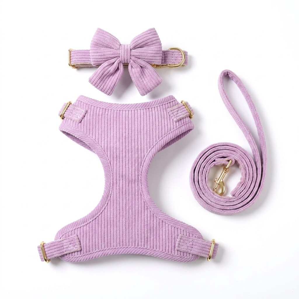 Harness Collar and Lead Set top-down view