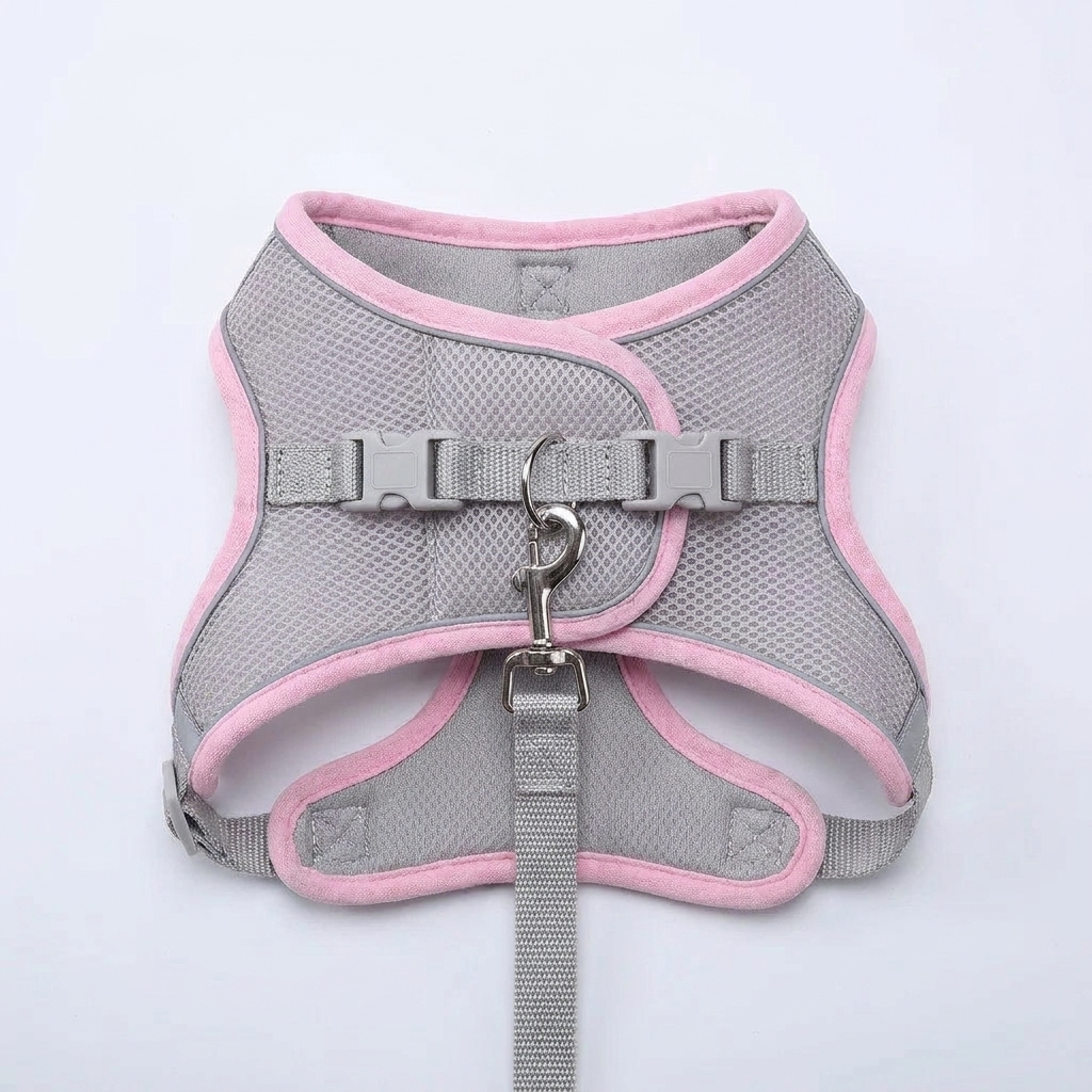 Vest Harness with Matching Lead top-down view