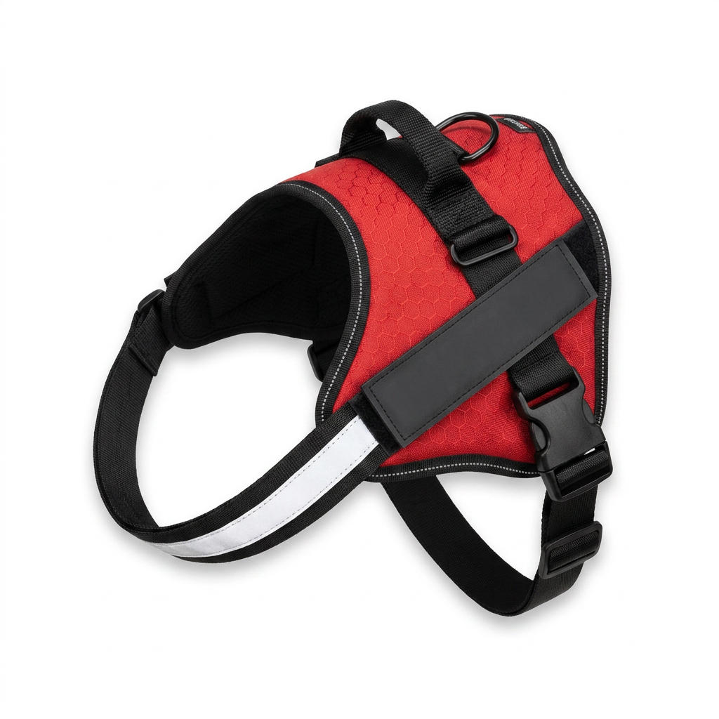 Adjustable Chest Strap Vest Harness top-down view