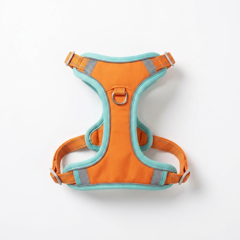 Vest Harness with Retractable Leash top-down view