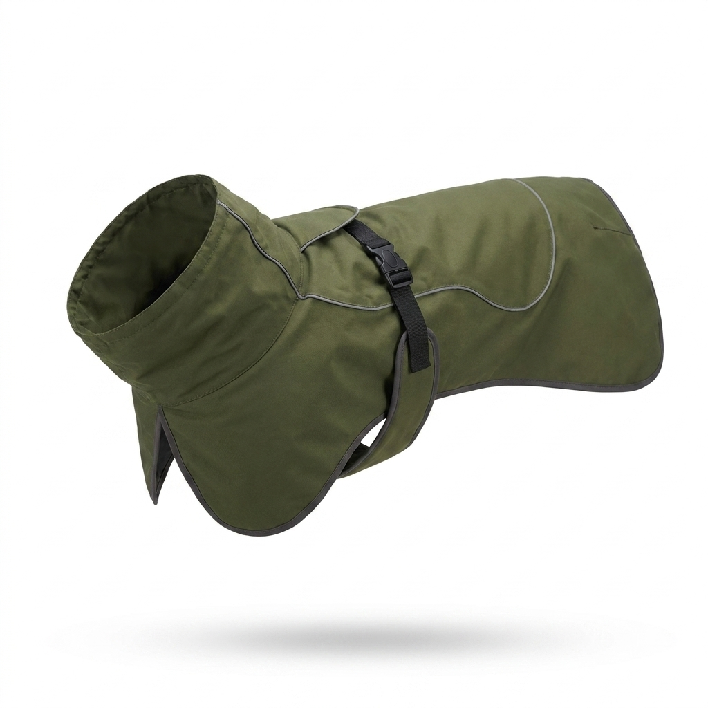 Windproof Dog Coat angled view