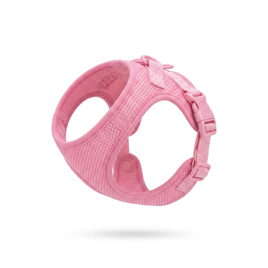 Reflective Vest Style Dog Harness angled view