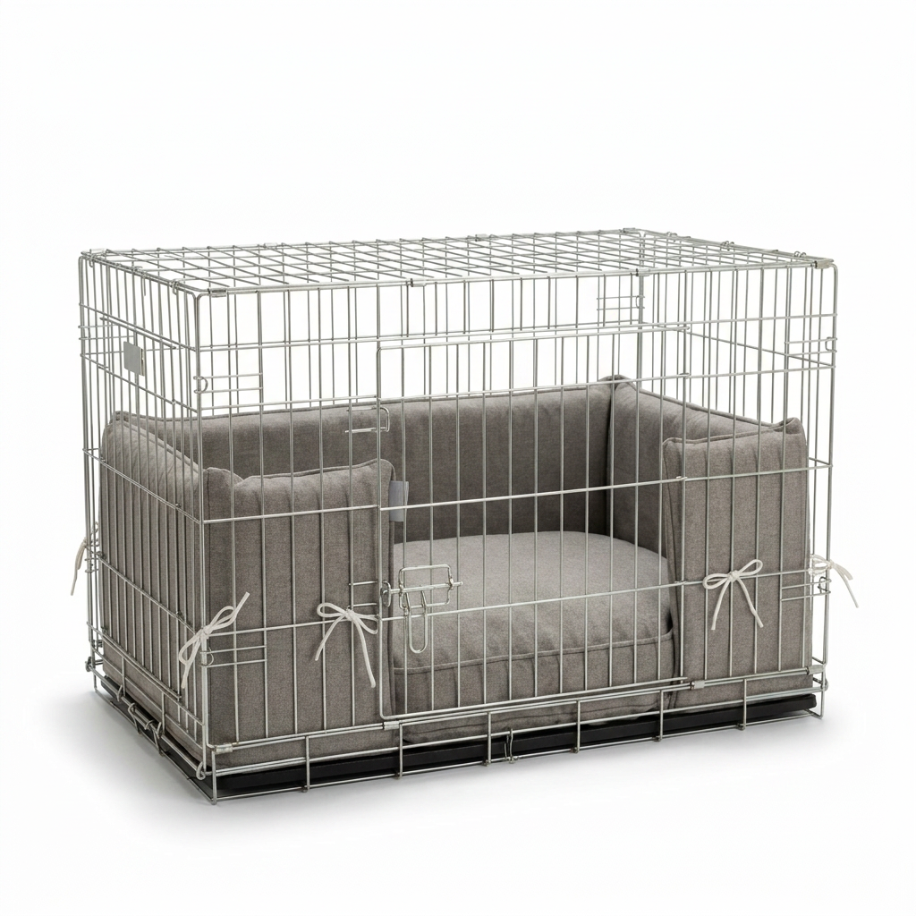 Dog Crate Bumper in Inchmurrin Ground angled view
