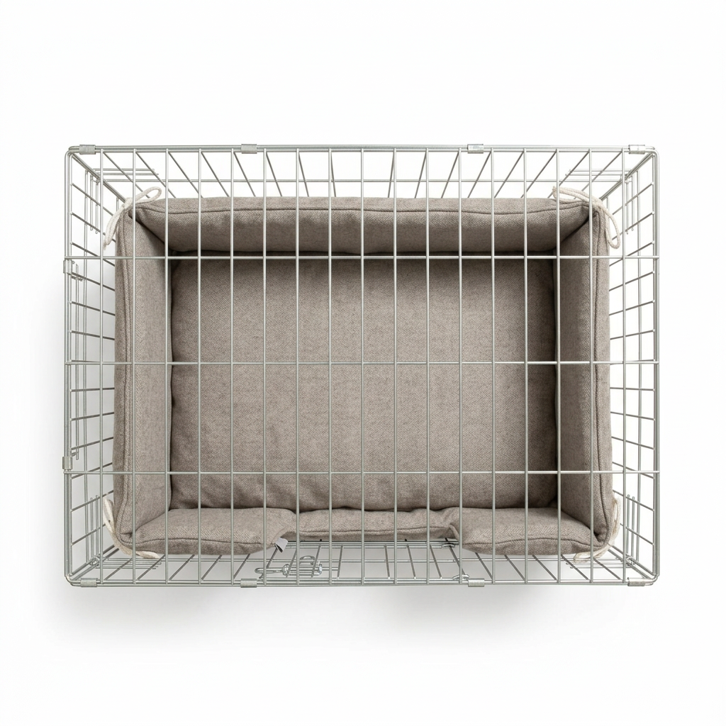 Dog Crate Bumper in Inchmurrin Ground top-down view