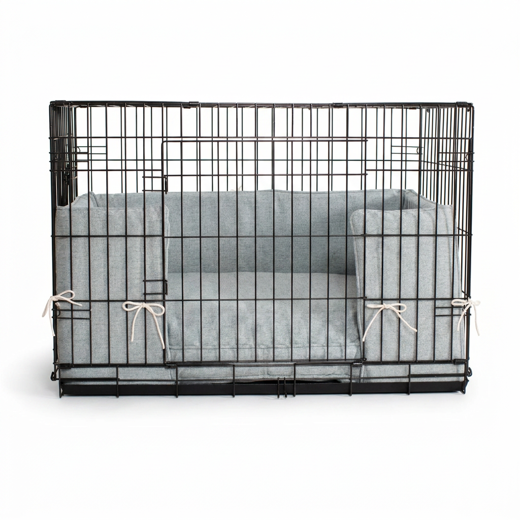 Dog Crate Bumper in Inchmurrin Iceberg front view