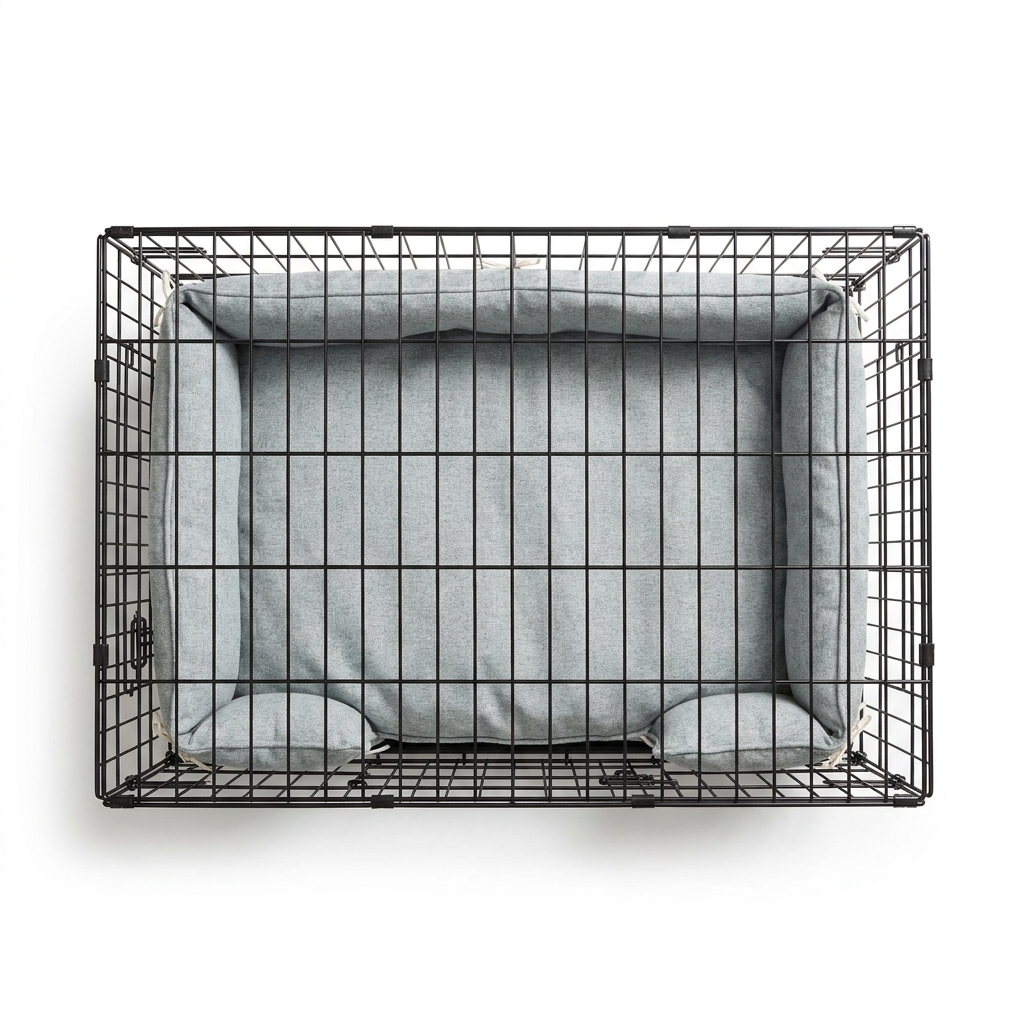 Dog Crate Bumper in Inchmurrin Iceberg top-down view