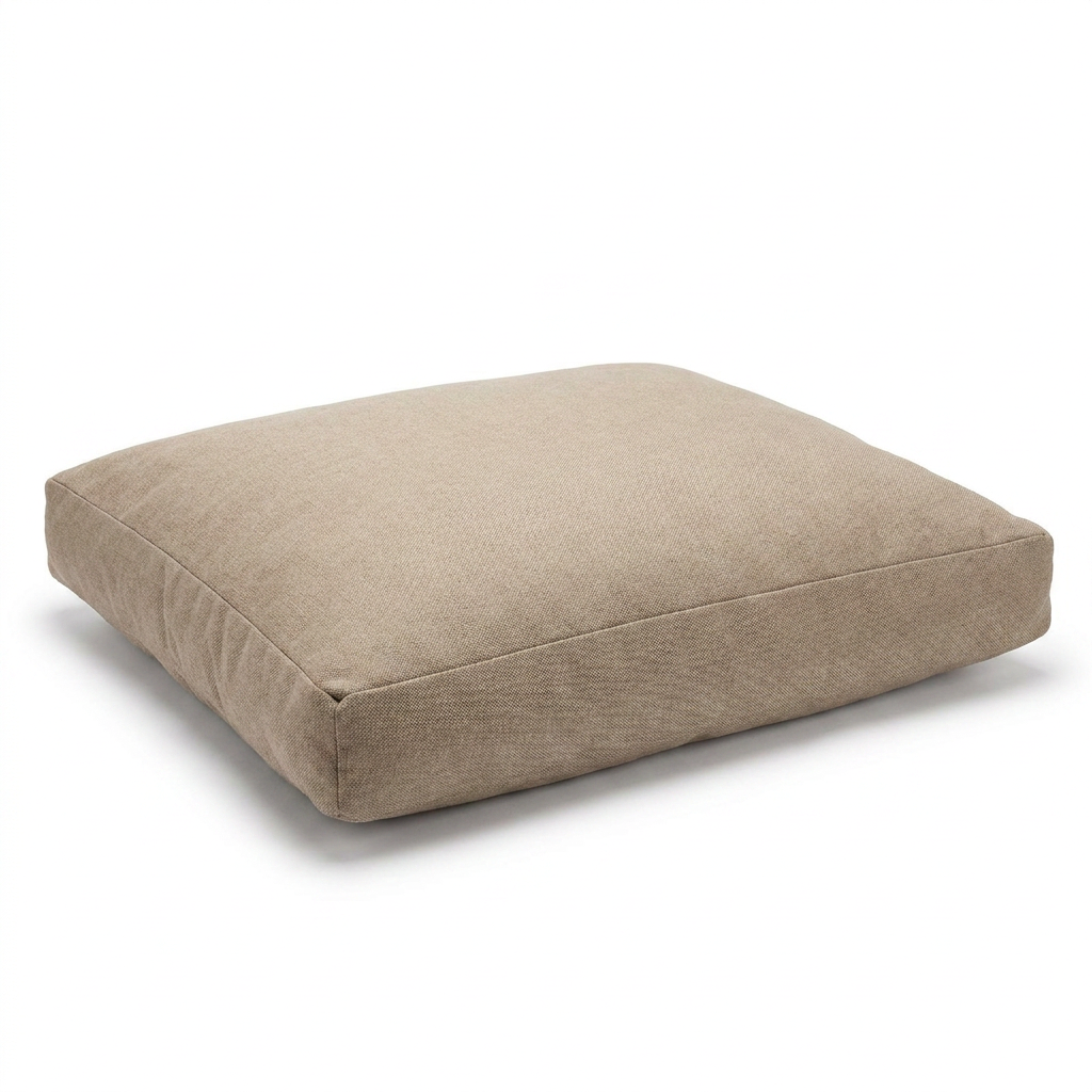 Dog Cushion in Inchmurrin Umber angled view 2