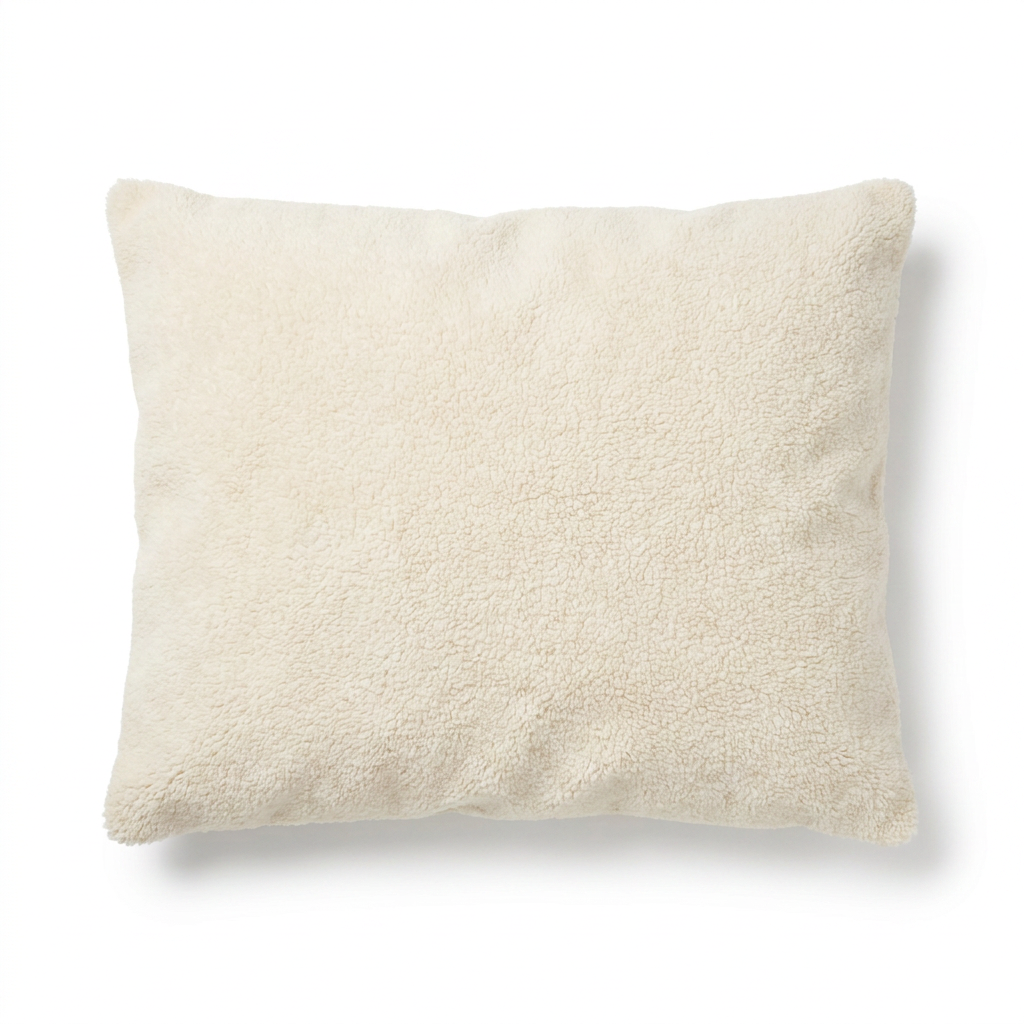 Dog Cushion in Inchmurrin Umber top-down view
