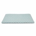 Travel Mat in Duck Egg Spot front view