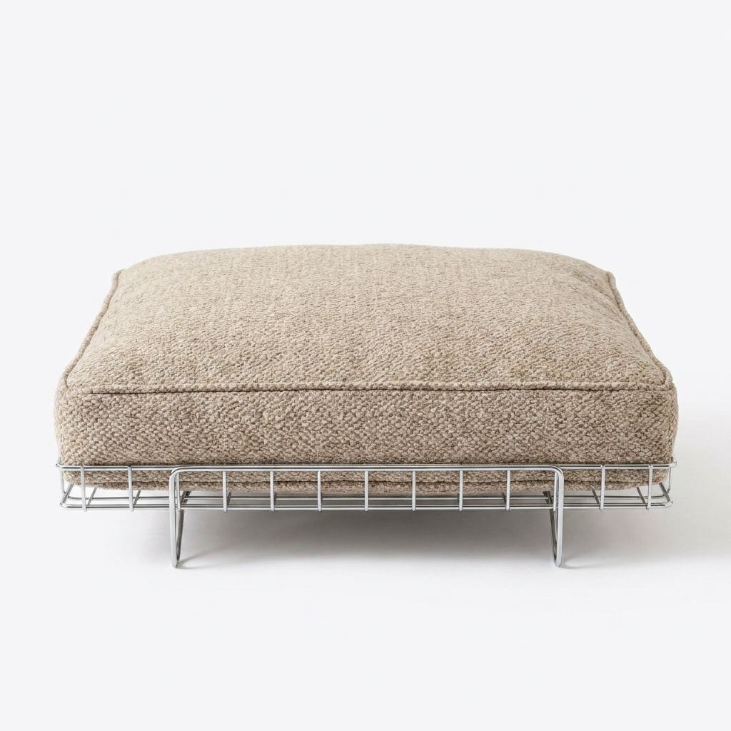 Dog Cushion in Essentials Herdwick Pebble front view