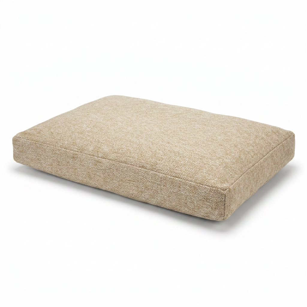 Dog Cushion in Essentials Herdwick Sandstone angled view