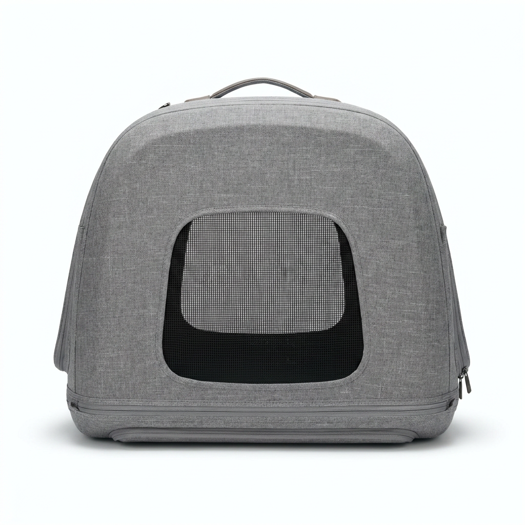 Crispin Pet Travel Crate Merle front view