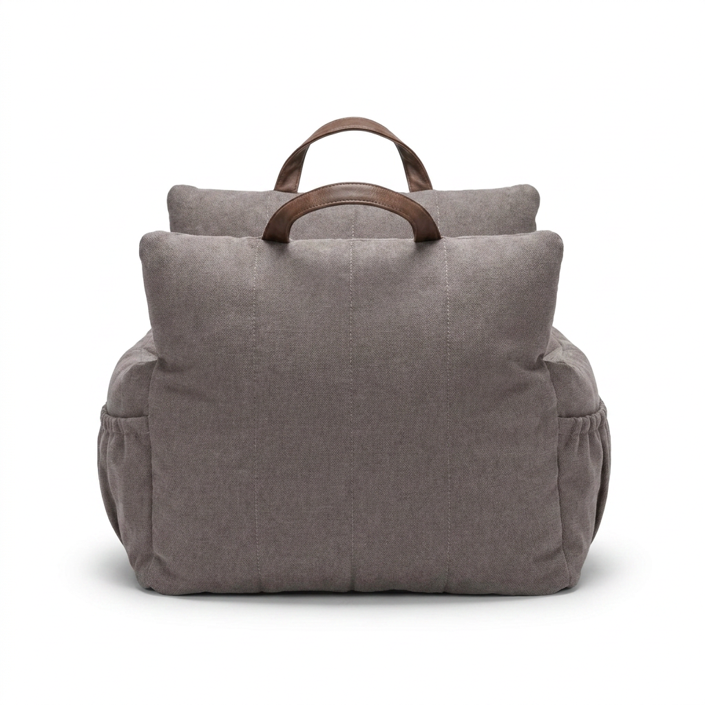Easy Traveller in Truffle Booster Seat front view