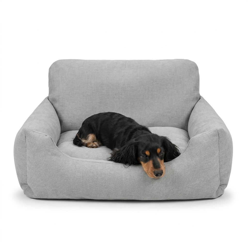 Double Easy Traveller in Slate Booster Seat with dog