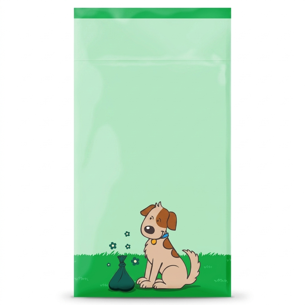 Good Boy Compostable Poo Bag Rolls angled view
