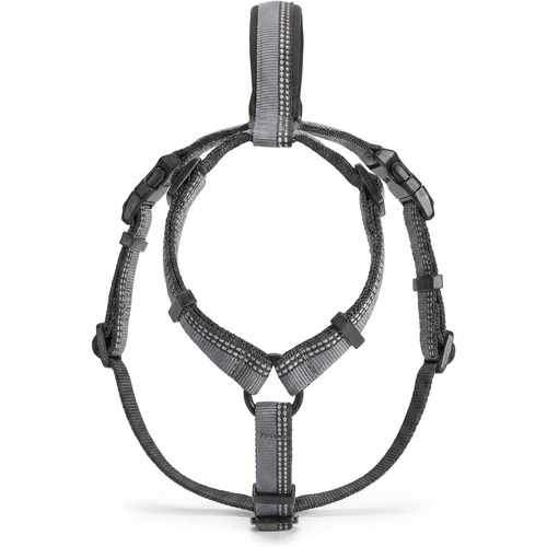 Halti Walking Harness Black front view