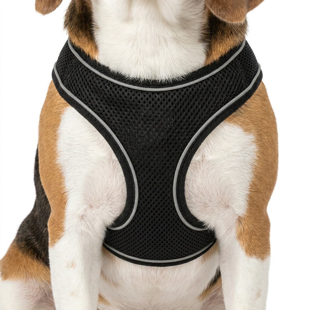 Viva Step-in Harness Black with dog
