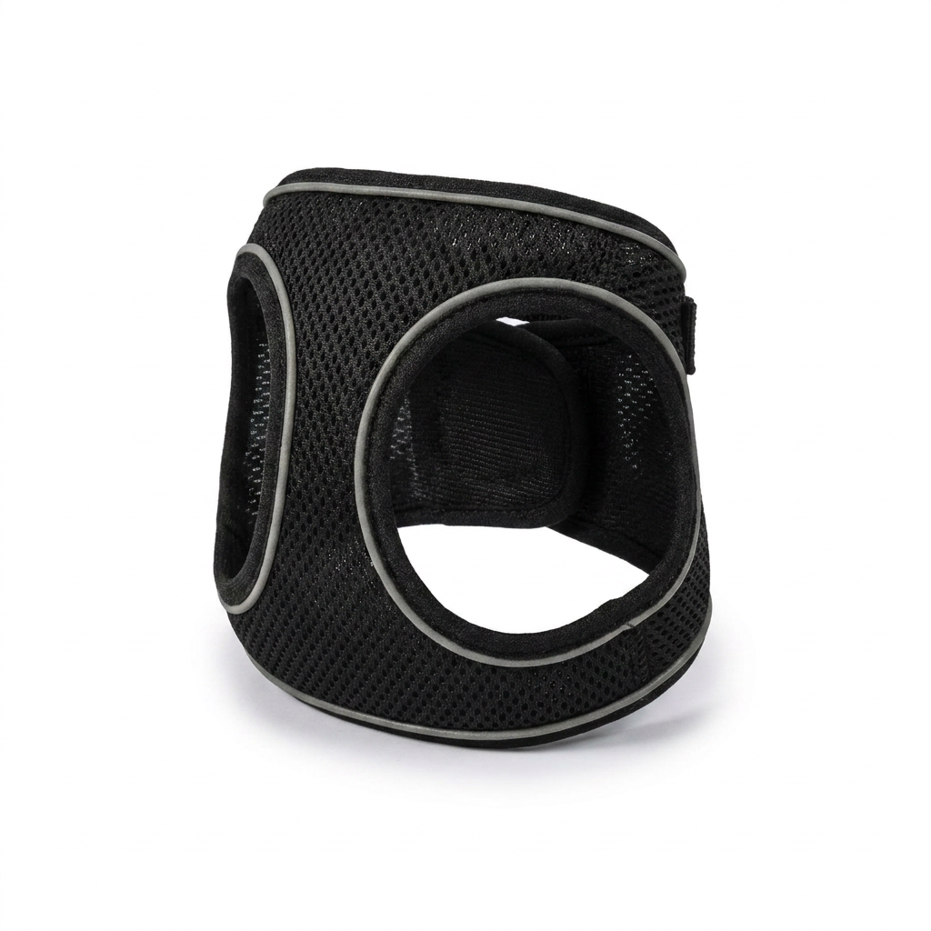 Viva Step-in Harness Black angled view