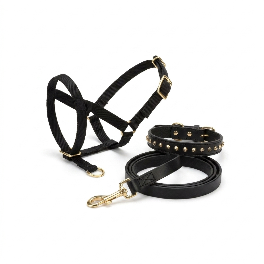 Nylon Training Halter angled view