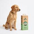 Beco Poop Bags Unscented 315 with dog